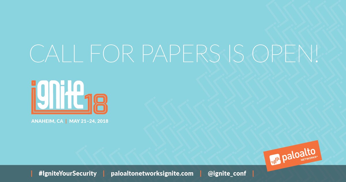 Want to Present at Ignite 2018? Call for Papers Is Open!