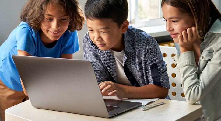 Kids on the computer