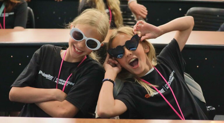 Girls with sunglasses