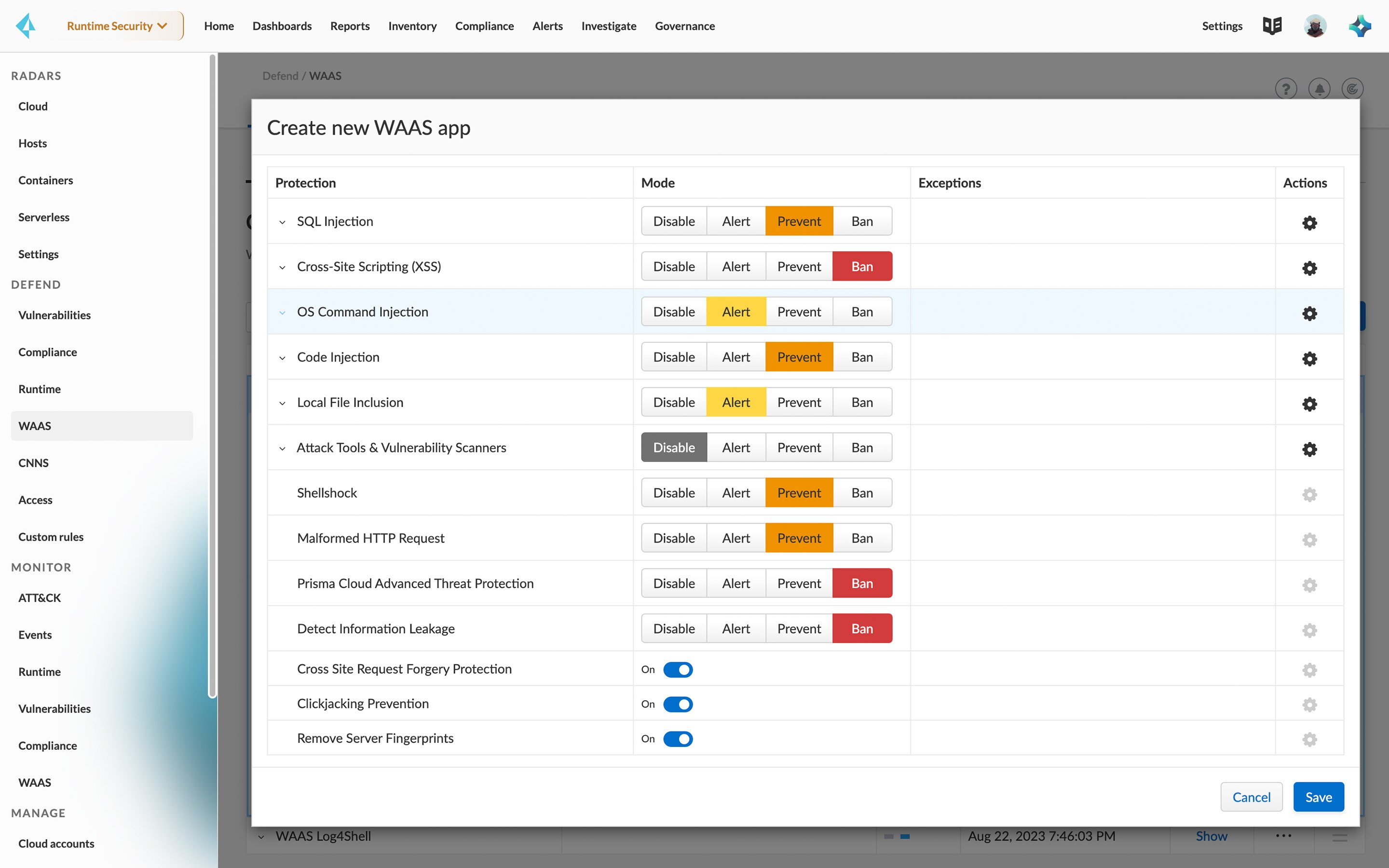 Real-Time Protection