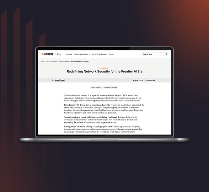 Redefining Network Security for the Frontier AI Era