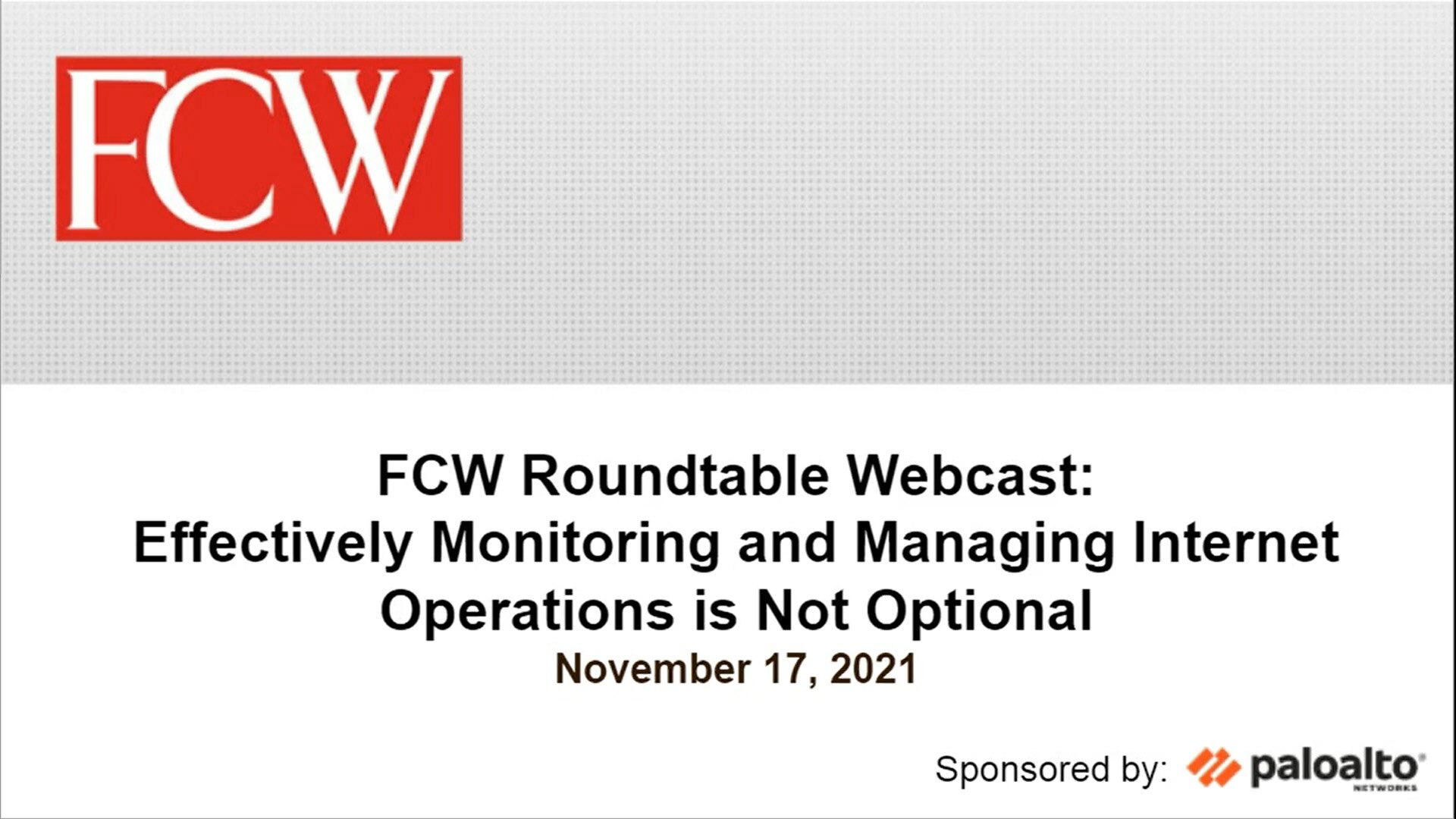 Effectively Monitoring and Managing Internet Operations is Not Optional